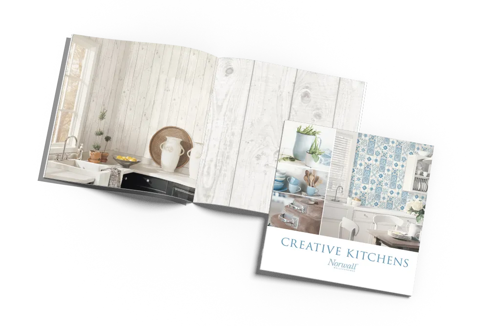 Colección CREATIVE KITCHENS de Zunara tapices norwall