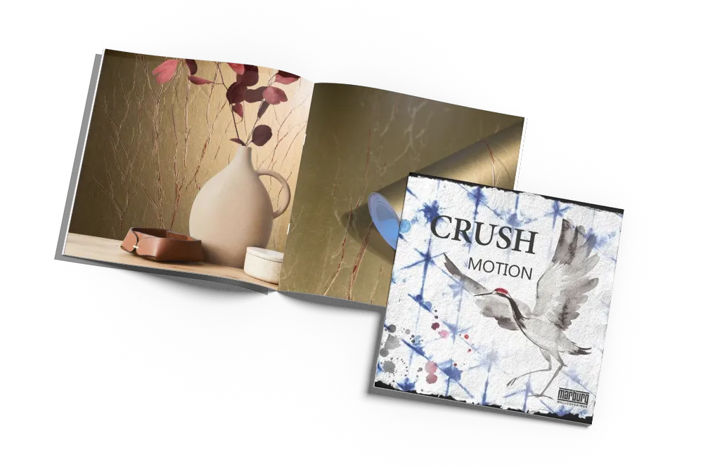 Colección CRUSH MOTION de Zunara tapices MARBURG